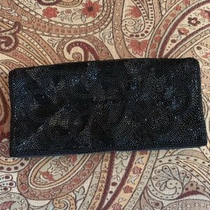 Vintage evening beaded clutch